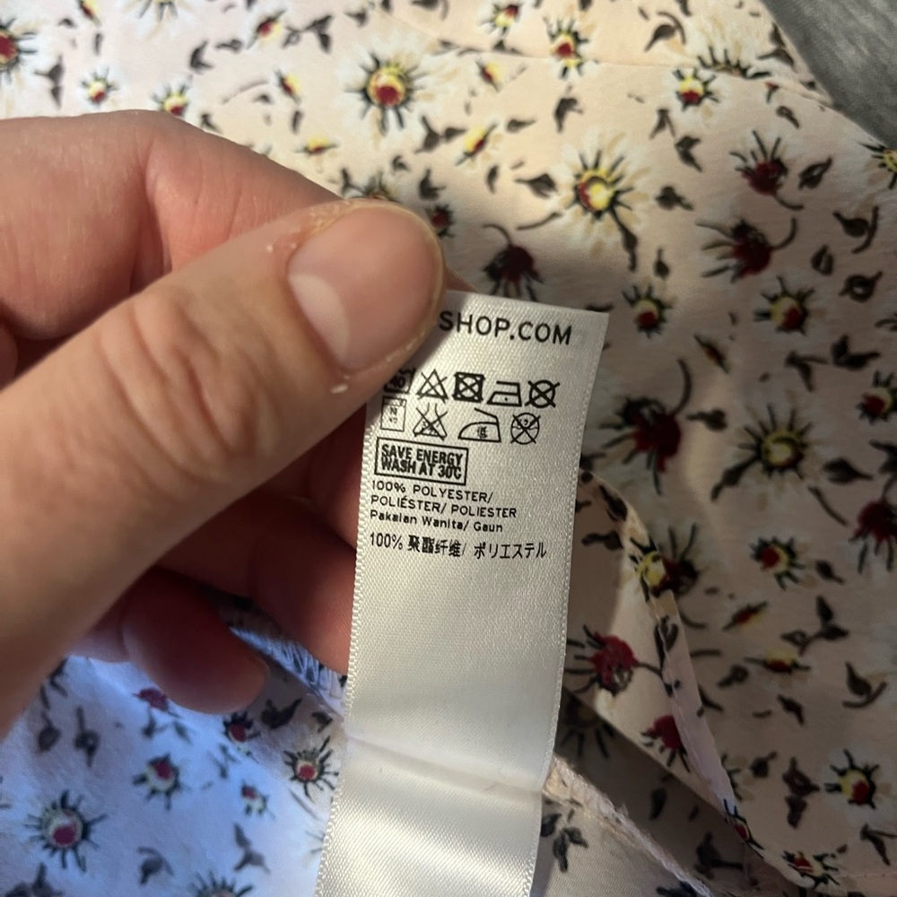 Floral Ruffle wrap Dress by Topshop - Picture 5 of 5